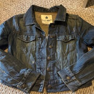 Old Navy Dark Wash Jean Jacket